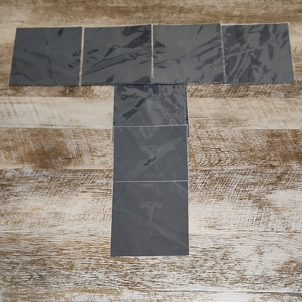 Tesla Black Logo Clean Cloth/Napkins Bundle